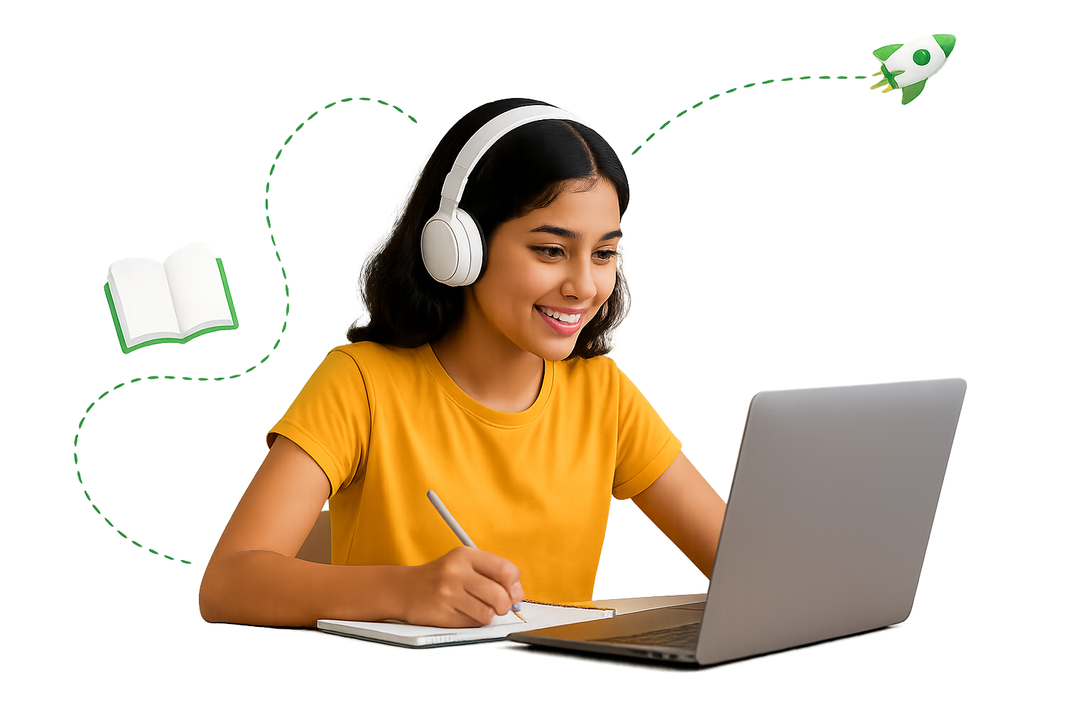 Student learning online